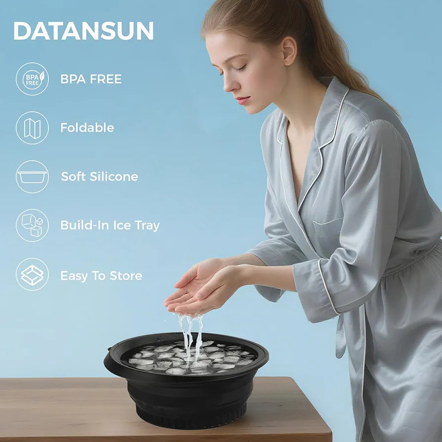 Collapsible Silicone Ice Bowl