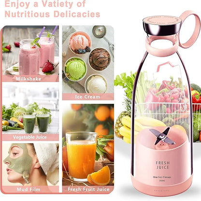 USB Rechargeable Portable Juice Blender